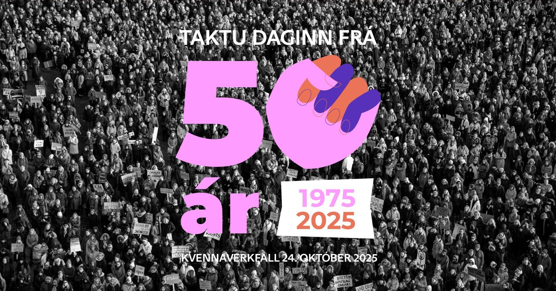 Kvennafrí 2025 taktu daginn frá